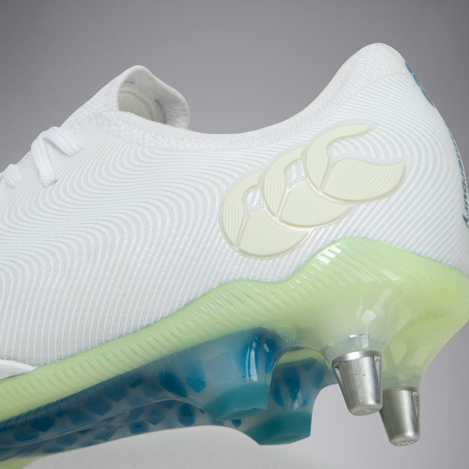 Adult Unisex Phoenix Genesis Elite Soft Ground Boots White/Yellow