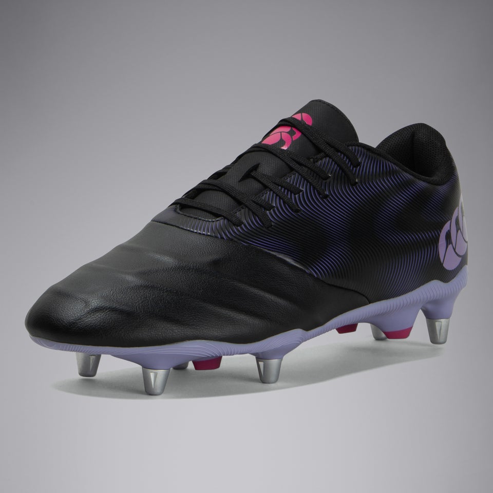Adult Unisex Phoenix Genesis Team Soft Ground Boots Black/Purple