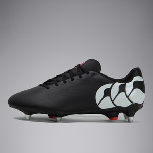 Adult Unisex Speed Raze Soft Ground Boots Black/White