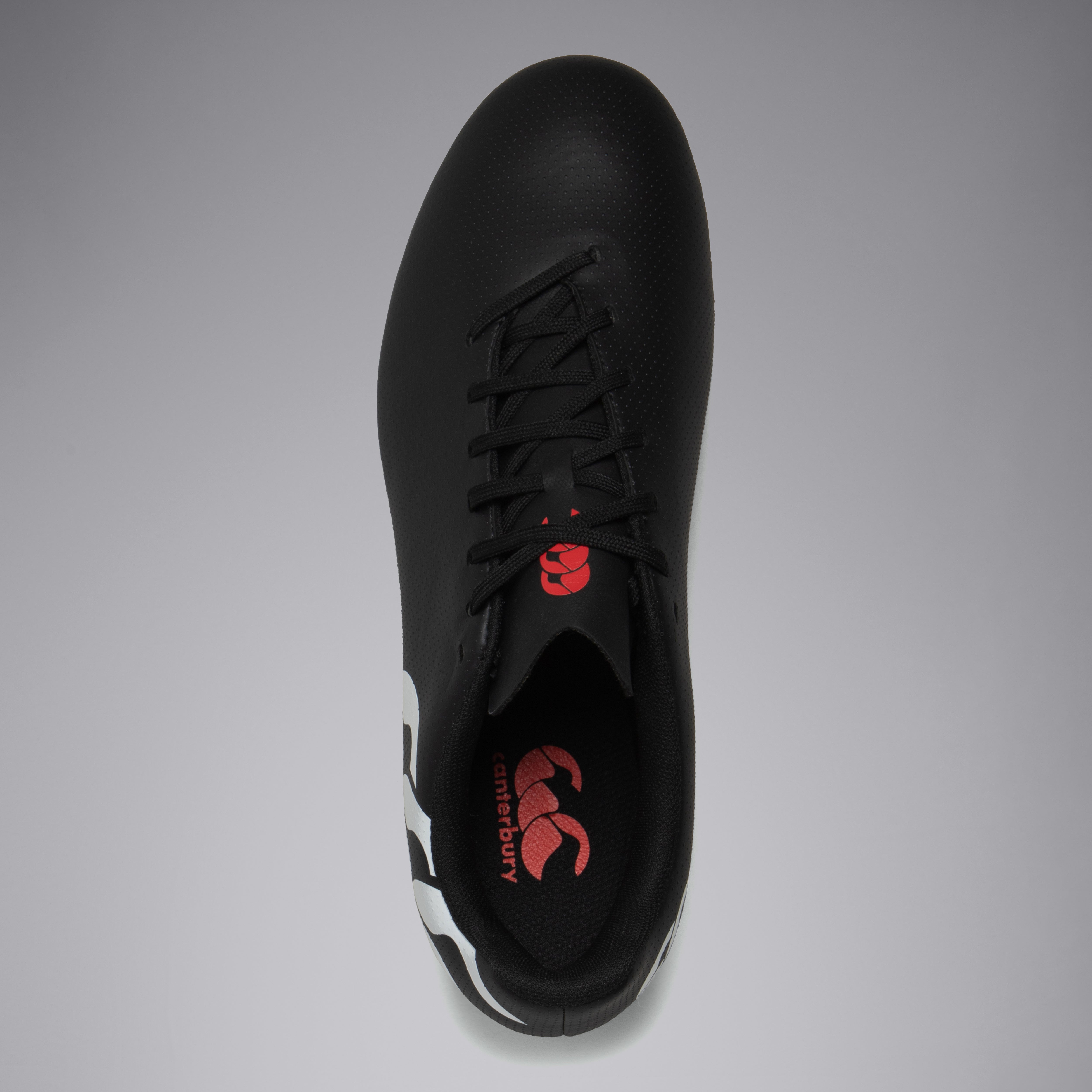 Adult Unisex Speed Raze Soft Ground Boots Black/White | Canterbury