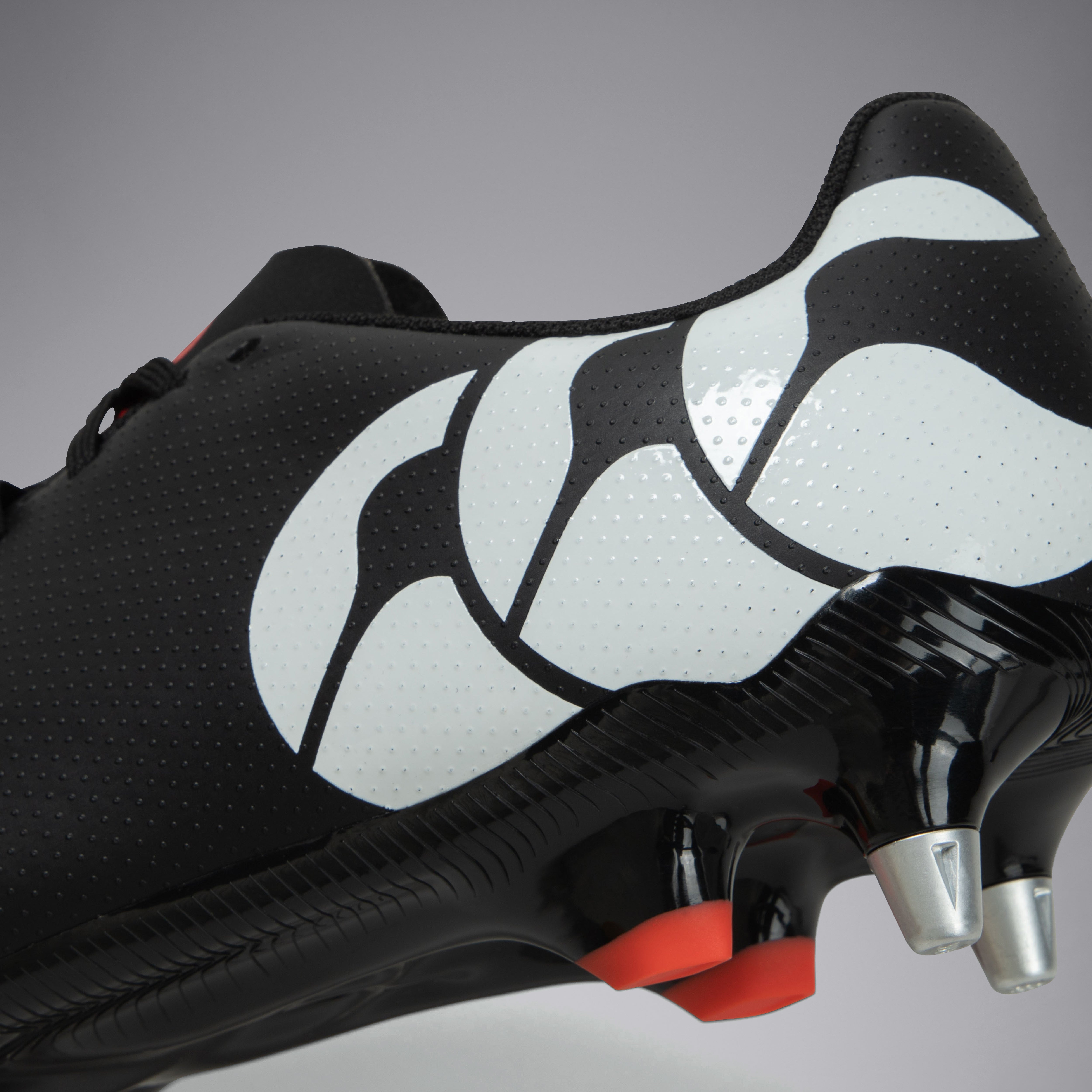 Adult Unisex Speed Raze Soft Ground Boots Black/White | Canterbury