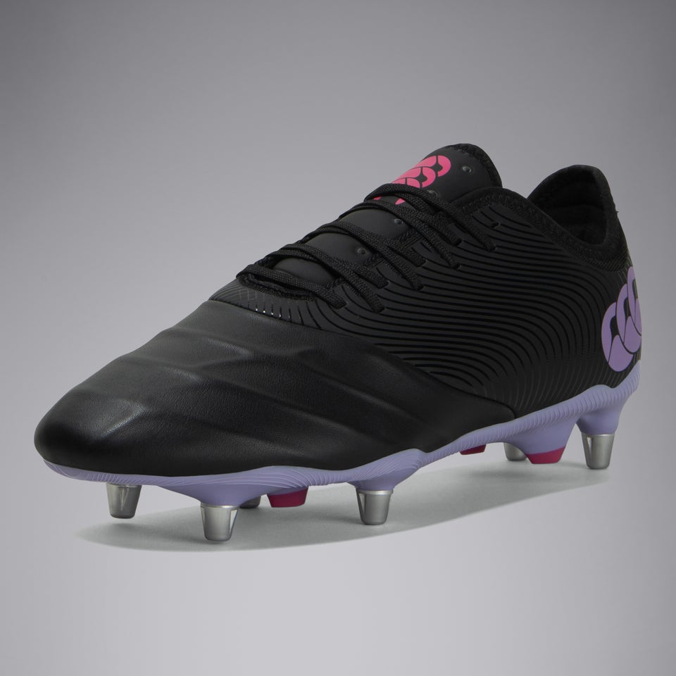 Adult Unisex Phoenix Genesis Pro Soft Ground Boots Black/Purple