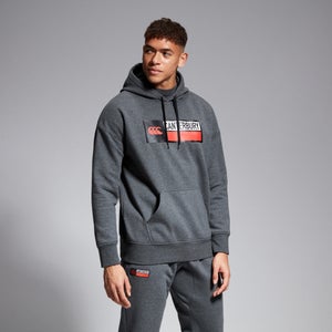 Mens Oversize Hoody Grey Marl