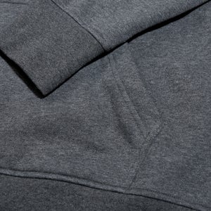 Mens Oversize Hoody Grey Marl