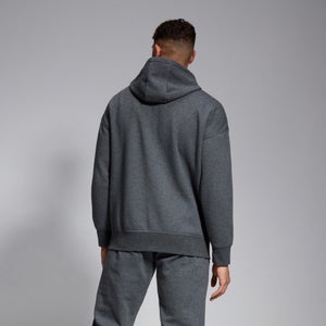 Mens Oversize Hoody Grey Marl