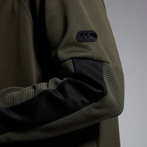 Womens Overhead 1/4 Zip Training Hoody Green