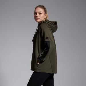 Womens Overhead 1/4 Zip Training Hoody Green