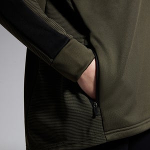 Womens Overhead 1/4 Zip Training Hoody Green