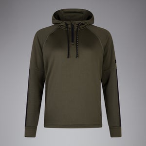 Womens Overhead 1/4 Zip Training Hoody Green