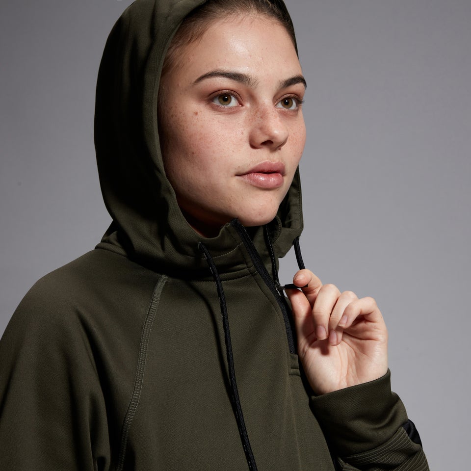 CANTERBURY OH ZIP TRAINING HOODY AF GREEN