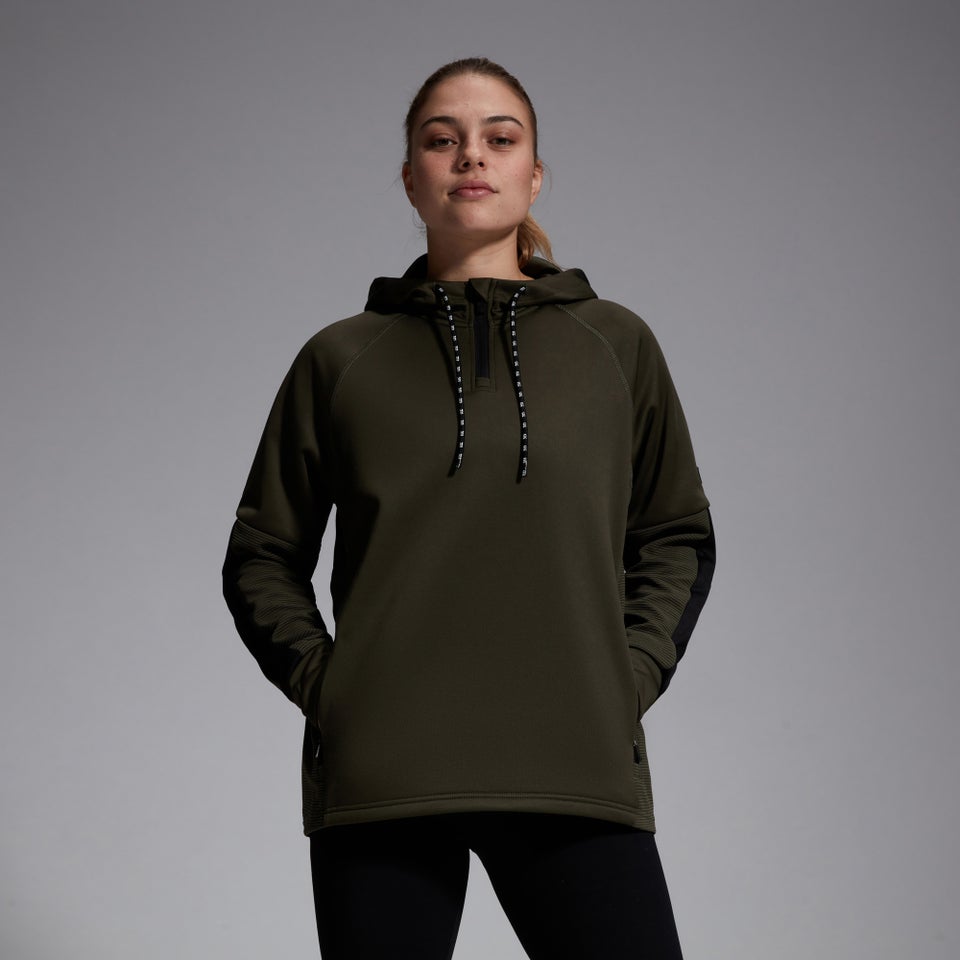 CANTERBURY OH ZIP TRAINING HOODY AF GREEN