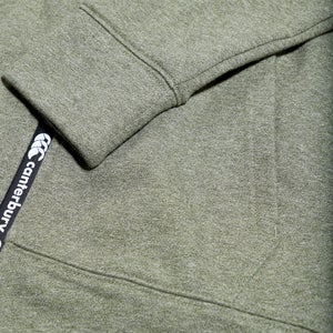 Junior Unisex Full Zip Printed Hoody Green