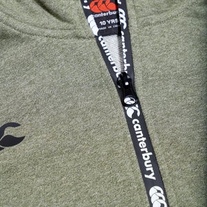 Junior Unisex Full Zip Printed Hoody Green