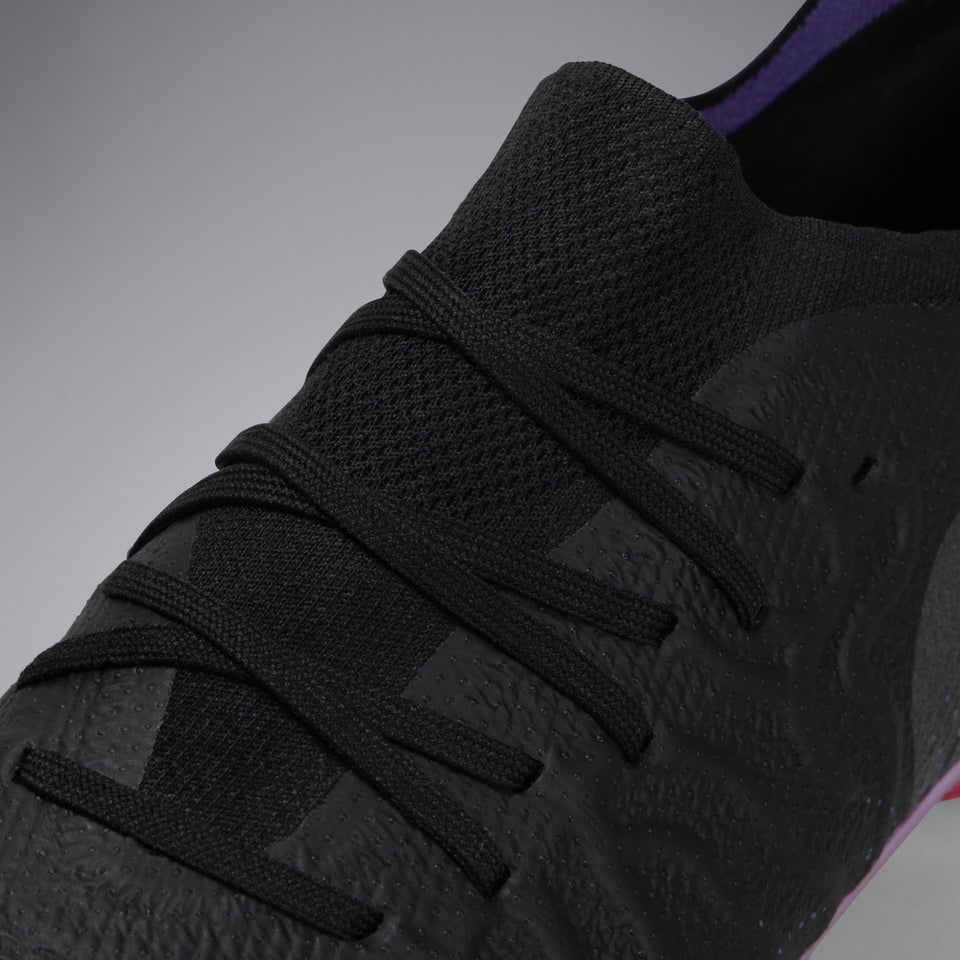 Adult Unisex Speed Infinite Elite Soft Ground Boots Black/Purple