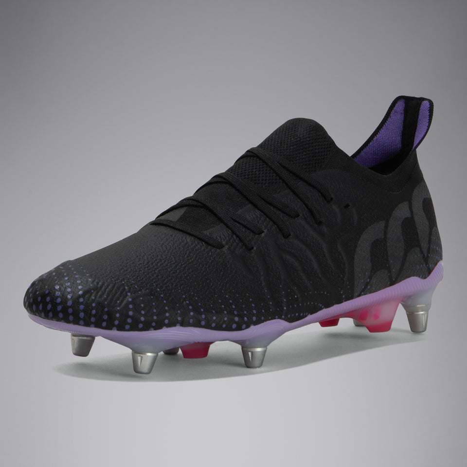 Adult Unisex Speed Infinite Elite Soft Ground Boots Black/Purple