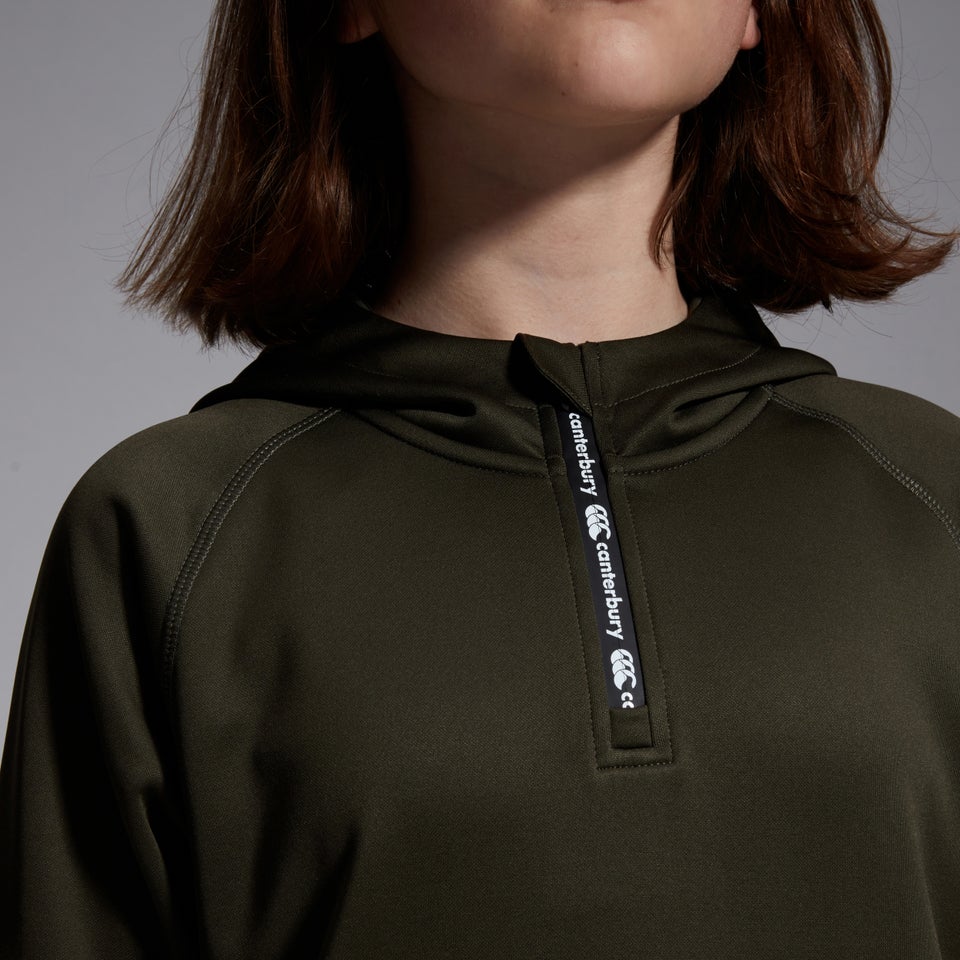 Junior Unisex Overhead Training Hoody Green