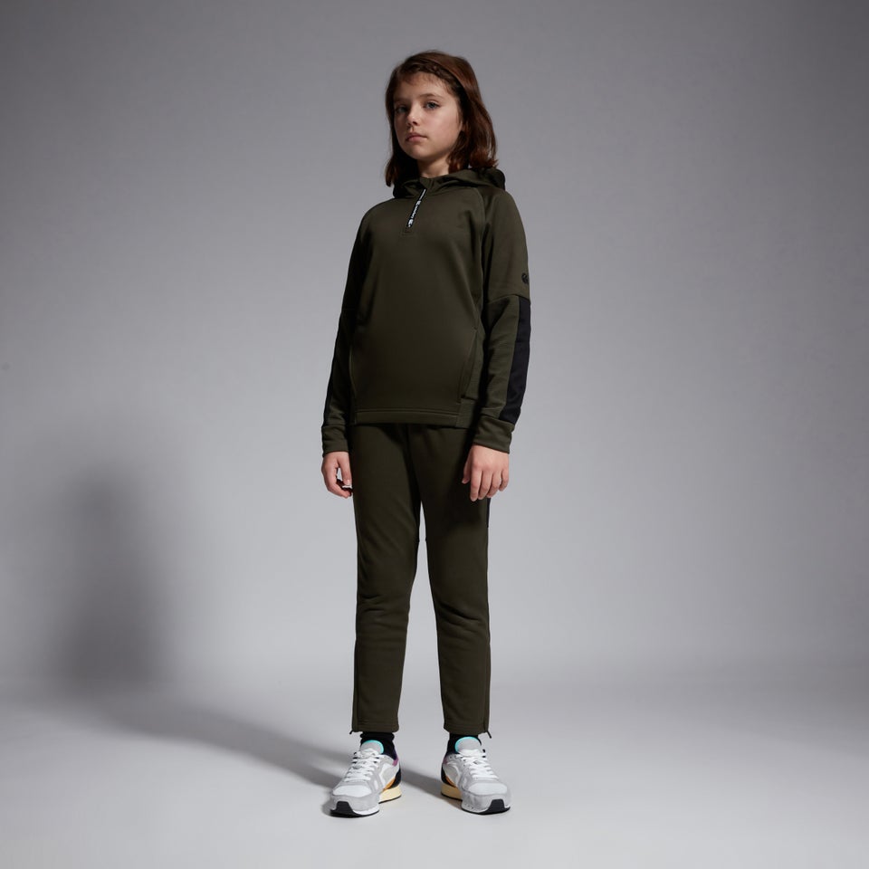 Junior Unisex Overhead Training Hoody Green