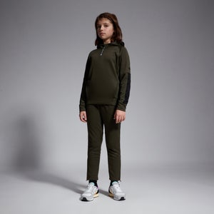 Junior Unisex Overhead Training Hoody Green