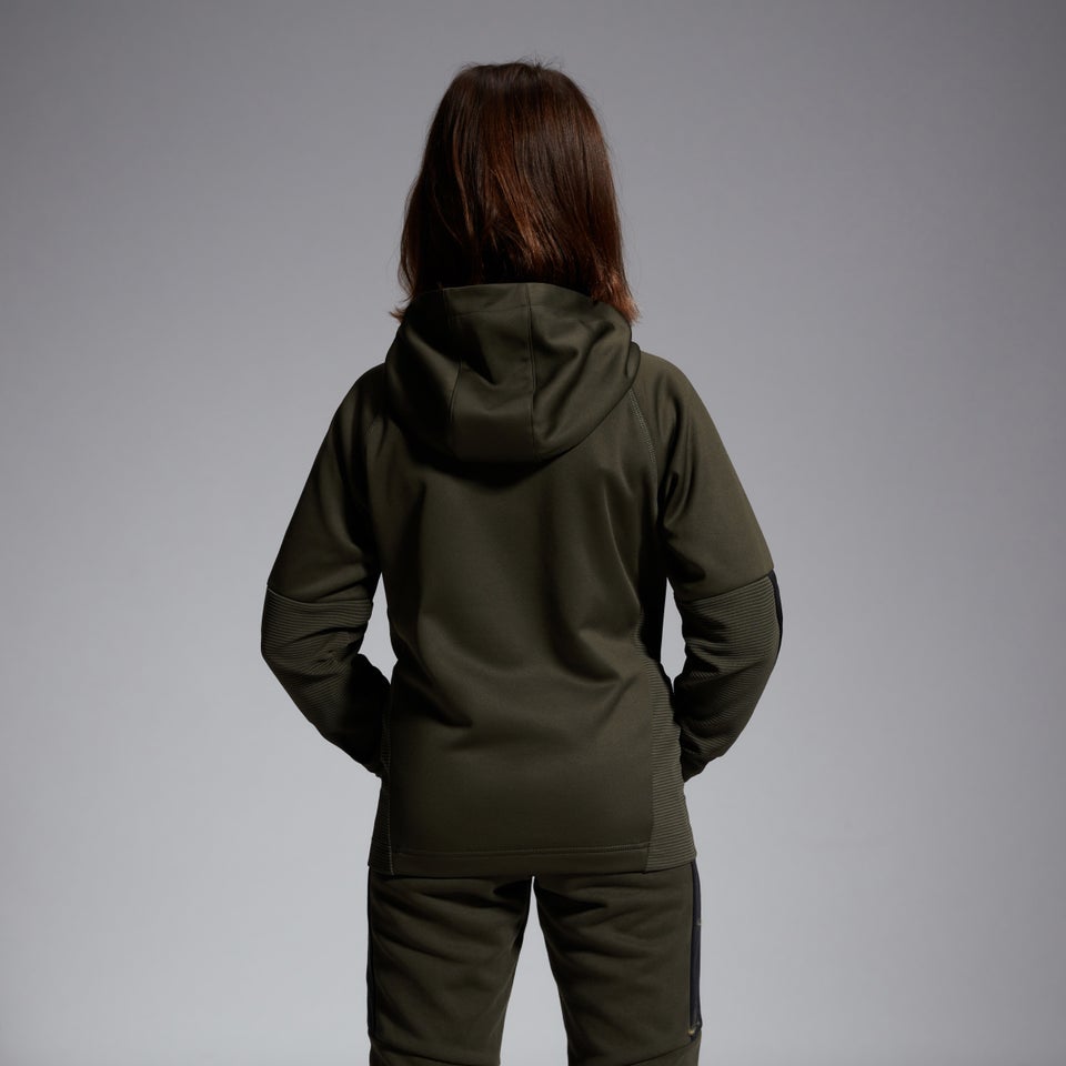 Junior Unisex Overhead Training Hoody Green