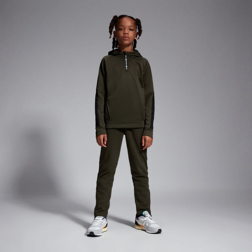 Junior Unisex Overhead Training Hoody Green