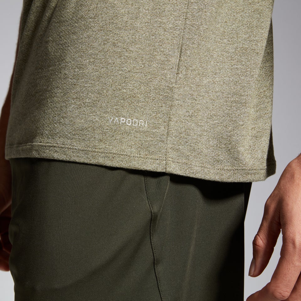 CANTERBURY COT/POL SS TRAINING TEE AM GREEN