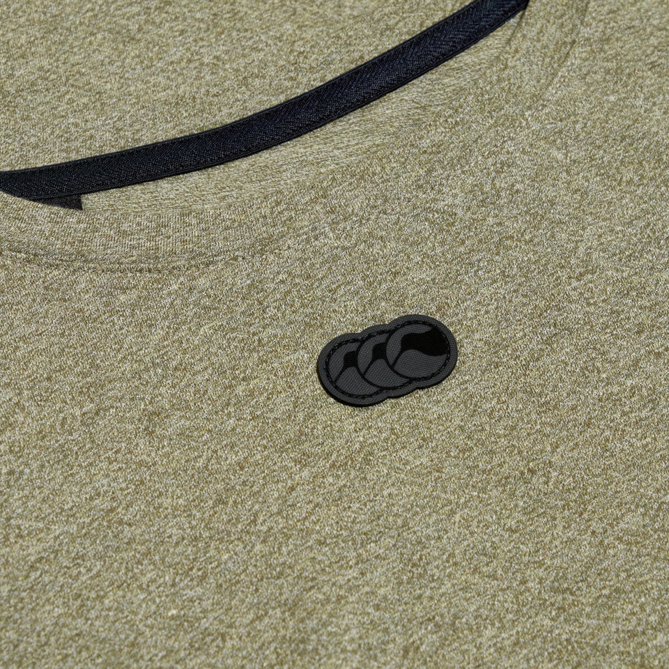 CANTERBURY COT/POL SS TRAINING TEE AM GREEN