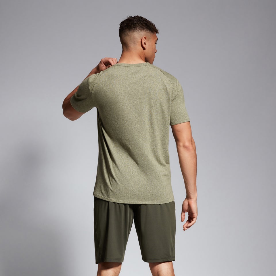 CANTERBURY COT/POL SS TRAINING TEE AM GREEN