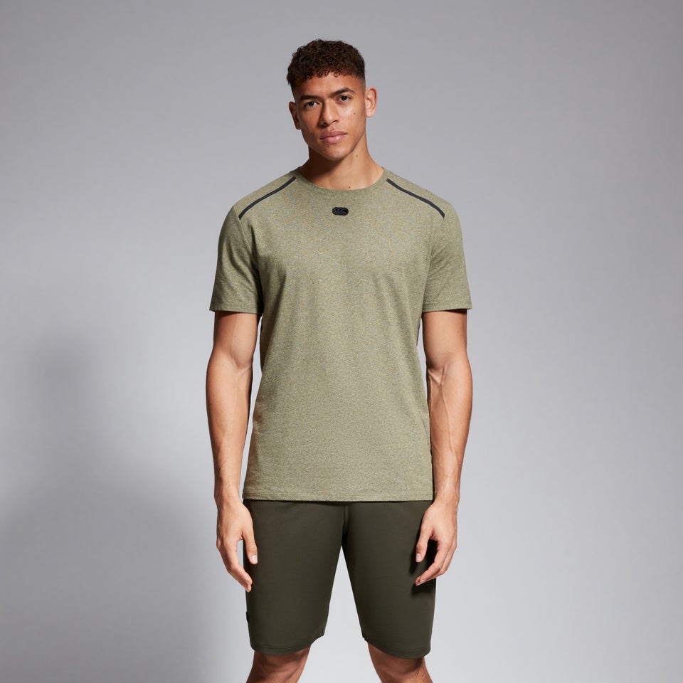 CANTERBURY COT/POL SS TRAINING TEE AM GREEN
