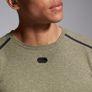 CANTERBURY COT/POL SS TRAINING TEE AM GREEN