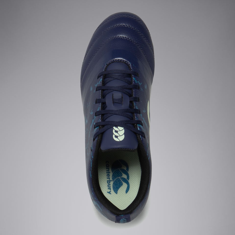 Junior Unisex Stampede Team Soft Ground Boots Blue