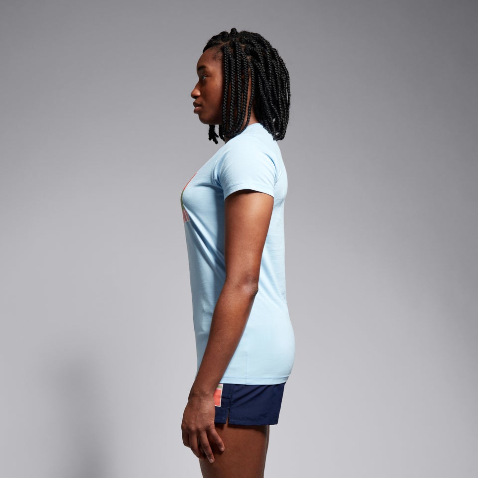 Womens Uglies Tee Blue