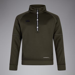 Junior Unisex 1/2 Zip Thermoreg Fleece Green