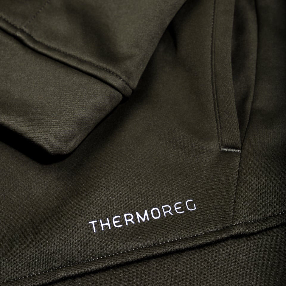 Junior Unisex 1/2 Zip Thermoreg Fleece Green