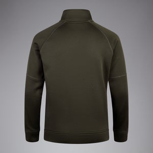 Junior Unisex 1/2 Zip Thermoreg Fleece Green