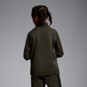 Junior Unisex 1/2 Zip Thermoreg Fleece Green
