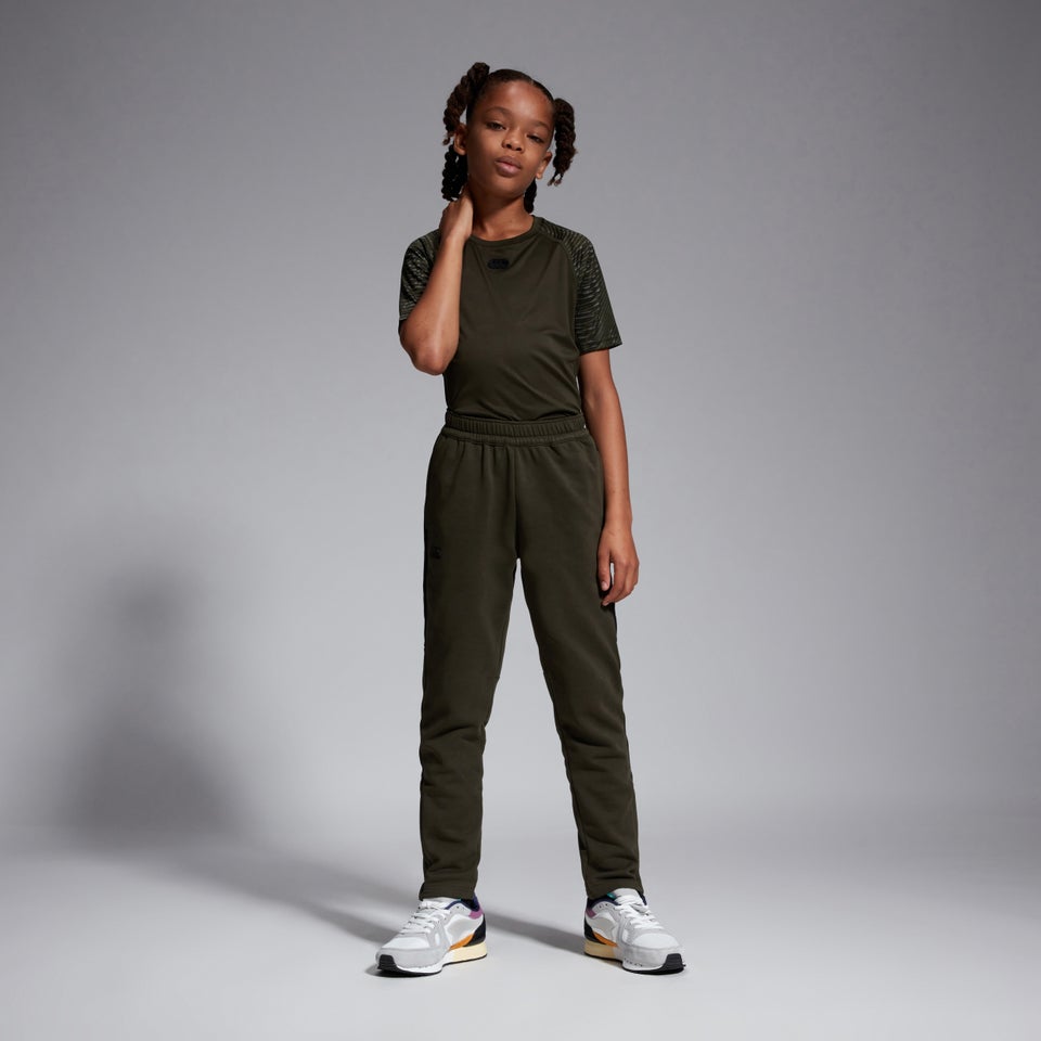 Junior Unisex Printed Panel Pant Green