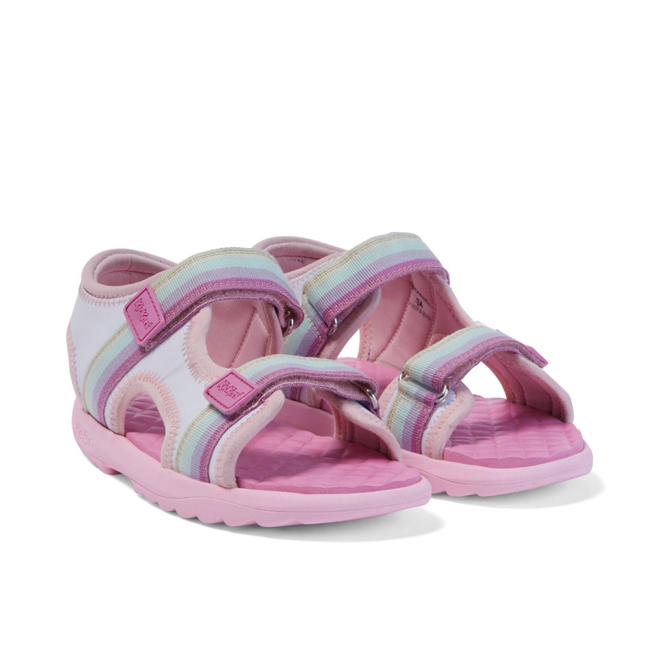 Junior Girls Kickster Sandal White