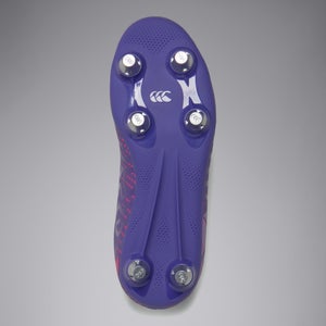 Junior Unisex Speed Infinite Team Soft Ground Boots Purple