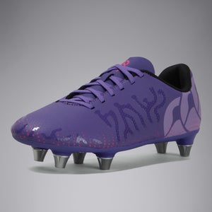 Junior Unisex Speed Infinite Team Soft Ground Boots Purple
