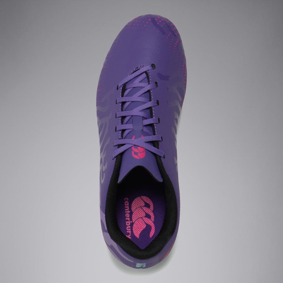 Junior Unisex Speed Infinite Team Soft Ground Boots Purple