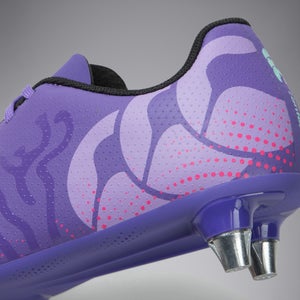 Junior Unisex Speed Infinite Team Soft Ground Boots Purple