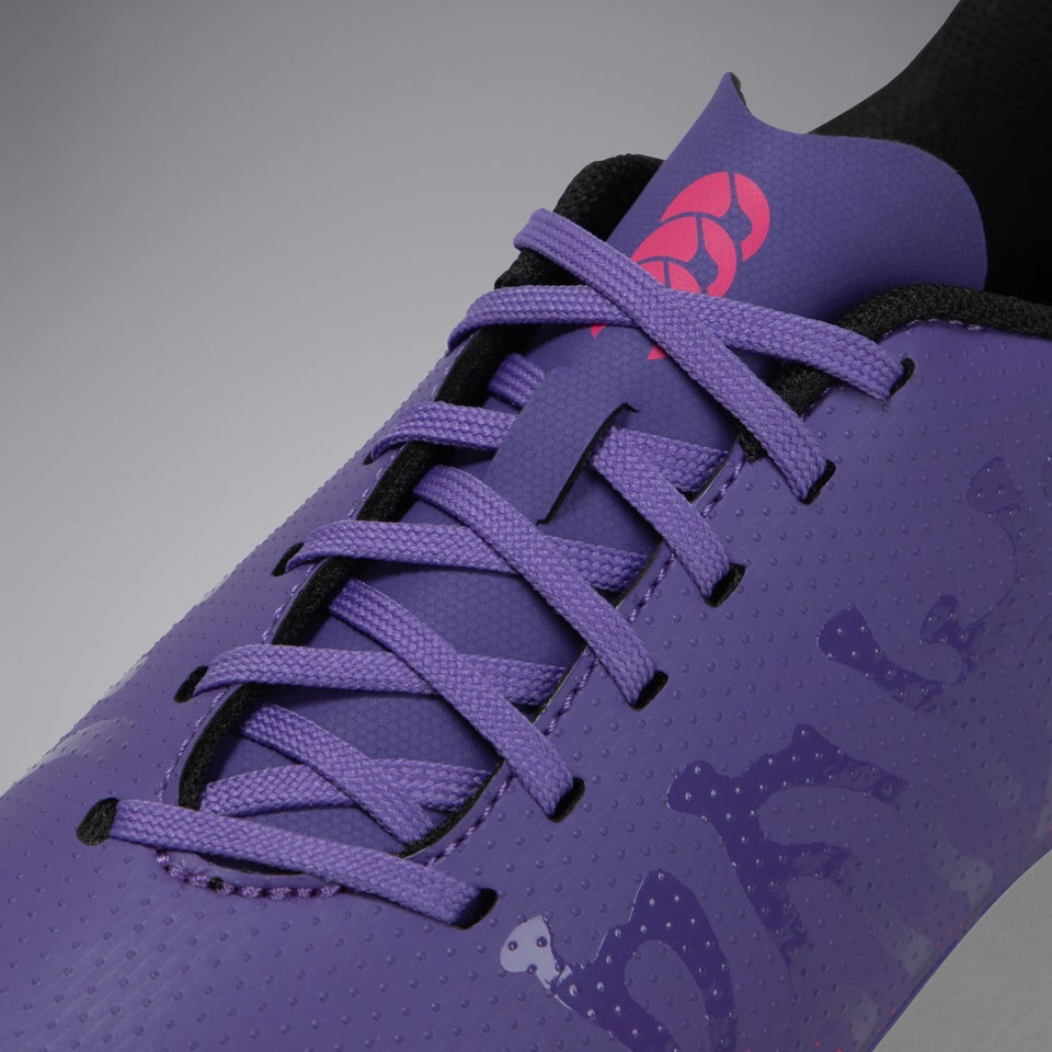 Junior Unisex Speed Infinite Team Soft Ground Boots Purple