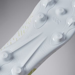 Junior Unisex Speed Infinite Team Firm Ground Boots White/Yellow