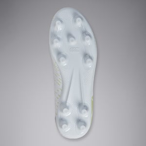 Junior Unisex Speed Infinite Team Firm Ground Boots White/Yellow