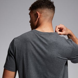 Mens Cotton Logo Tee Grey Marl