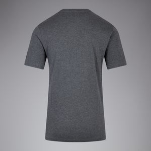 Mens Cotton Logo Tee Grey Marl