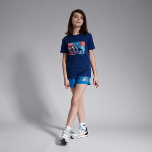 JUNIOR UNISEX UGLIES TEE BLUE - AGE 14