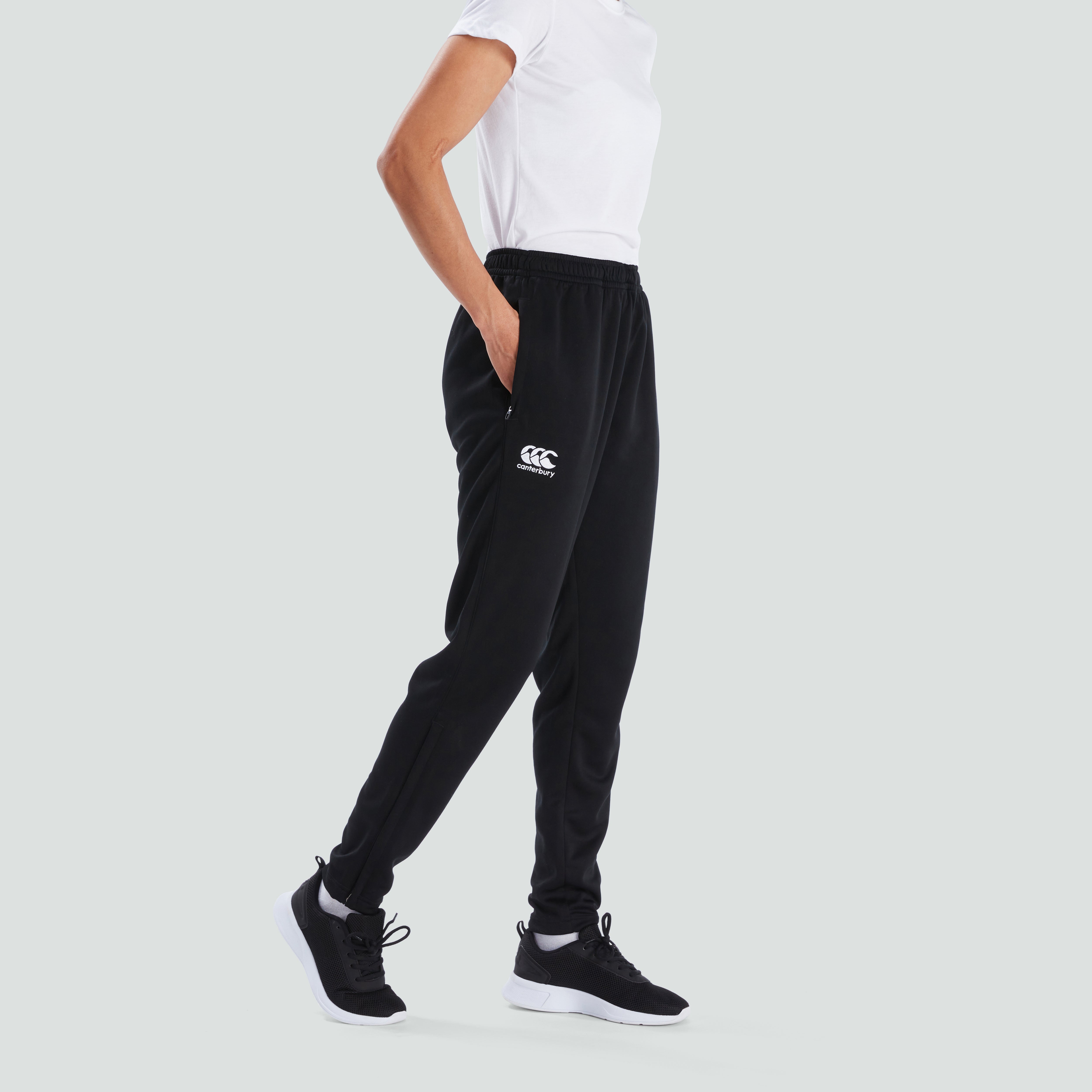 Womens Stretch Tapered Pant Black | Canterbury