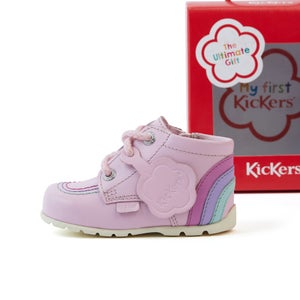 Baby Kick Hi Rainbow Leather Pink - 4.5