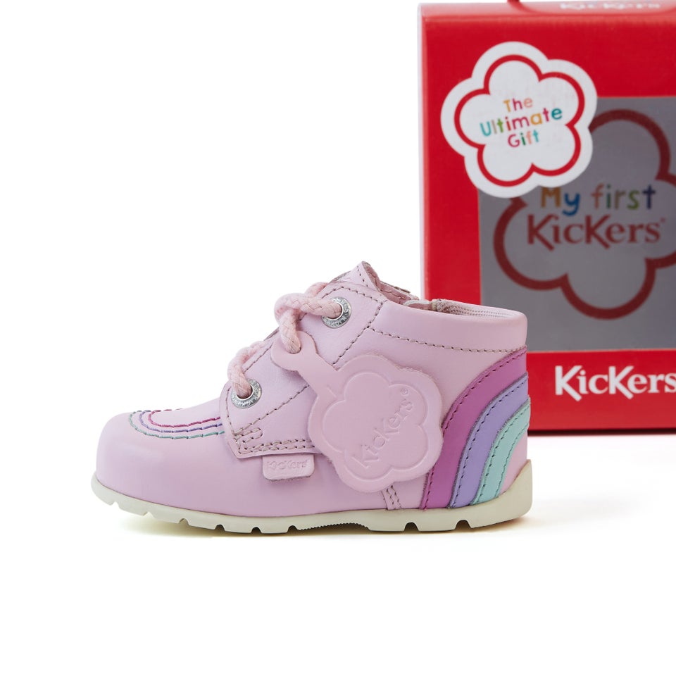 Baby Kick Hi Rainbow Leather Pink